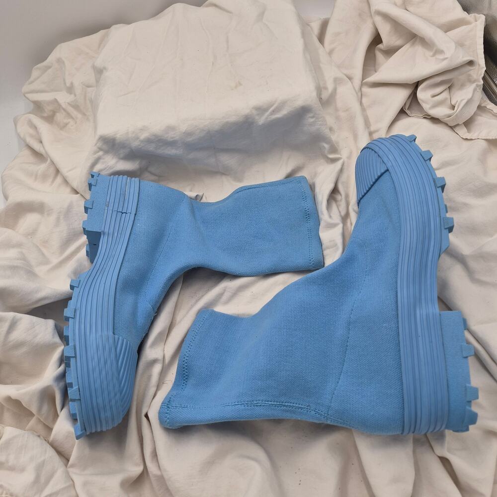 Camper Men’s Light Blue Chunky Sock Boots